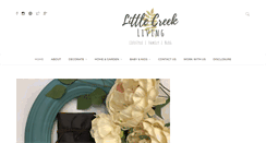 Desktop Screenshot of littlecreekliving.com